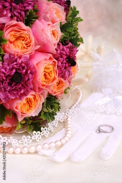 Fototapeta シックなウエディングのイメージ