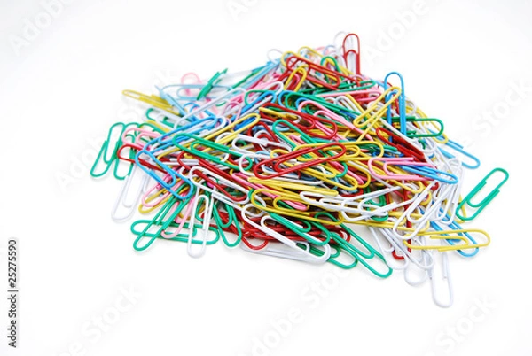 Obraz Colorful Paper Clips