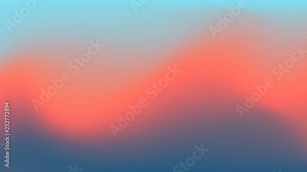 Fototapeta Blurred bright colours background. Creative gradient for greeting card, invitation, poster, brochure, banner and calendar.