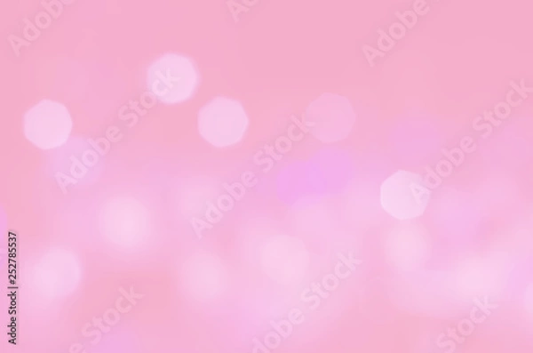 Fototapeta pink bokeh blurred abstract light wallpaper background.