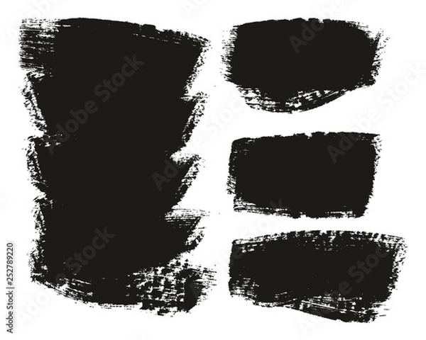 Fototapeta Paint Brush Medium Background Mix High Detail Abstract Vector Background Set 60