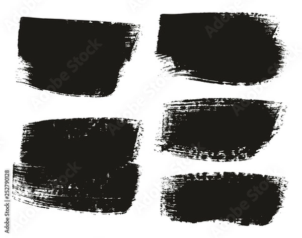 Fototapeta Paint Brush Medium Background Mix High Detail Abstract Vector Background Set 27