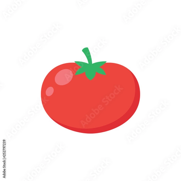 Obraz Red tomato icon