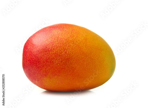 Fototapeta Tasty mango fruit on white background