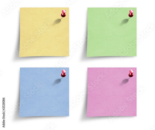 Fototapeta note papers