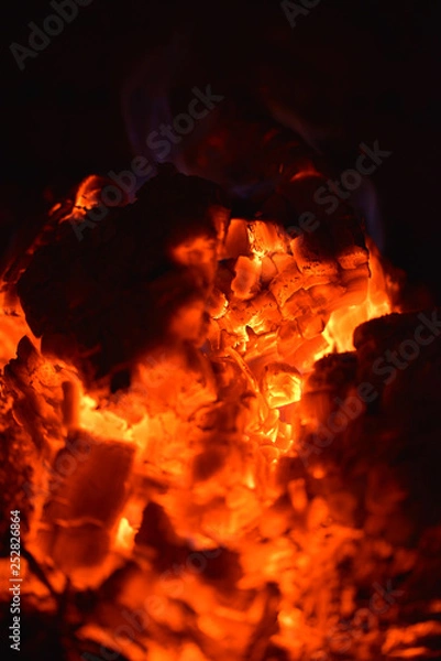 Obraz Kachelofenfeuer 4