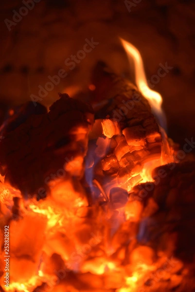 Obraz Kachelofenfeuer 3