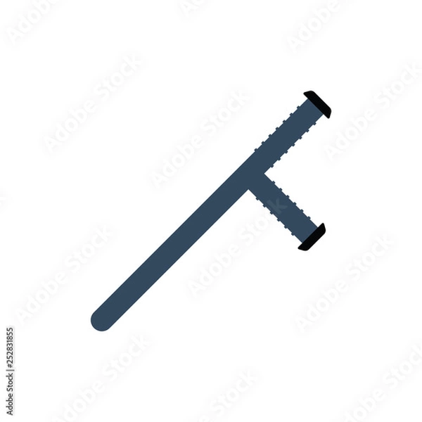 Fototapeta Police baton icon