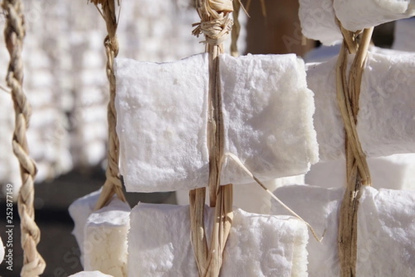 Obraz 冬の風物詩　凍りもち