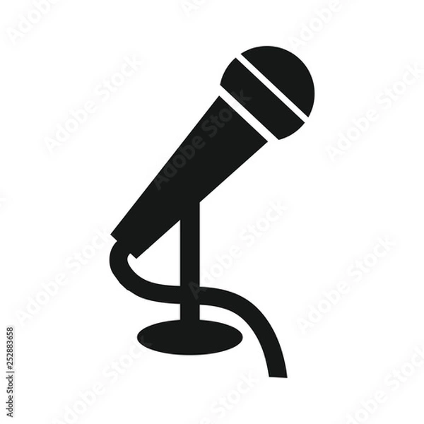 Obraz mic icon symbol