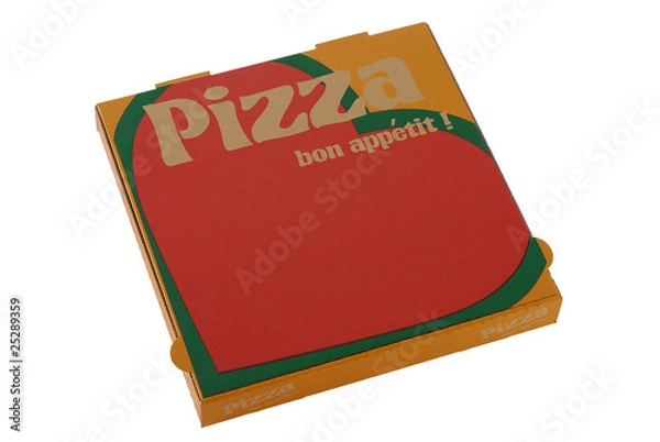 Obraz boite de pizza
