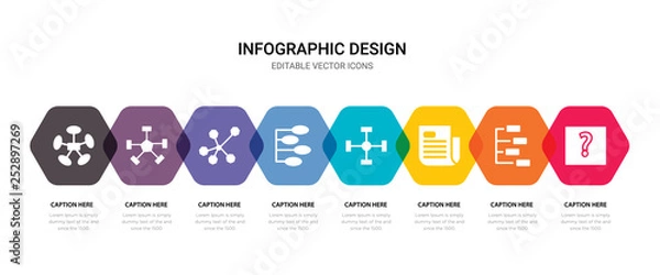 Fototapeta simple set of other, hierarchical structure, newspaper, nodes icons, contains such as icons nodes, nodes, nodes, nodes and more. 64x64 pixel perfect. editable vector set