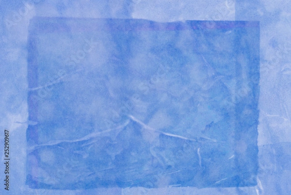 Obraz blue watercolor painted background texture on paper