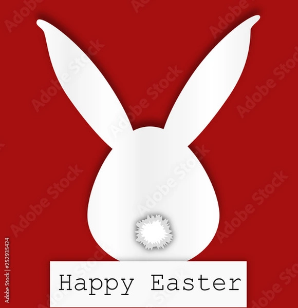 Fototapeta пасхальный кролик фон