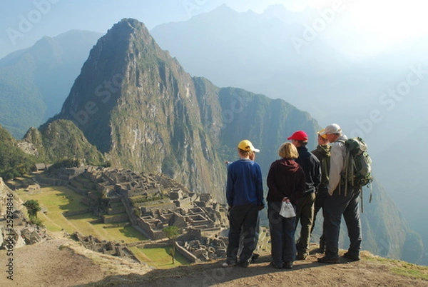 Obraz Wizyta rodzinna w Machu Picchu