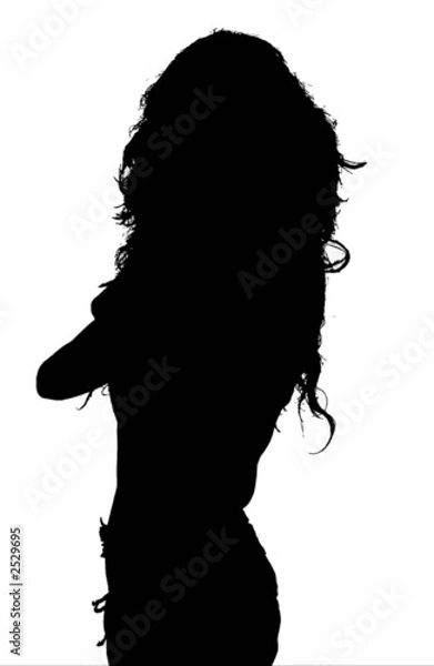 Obraz silhouette donna