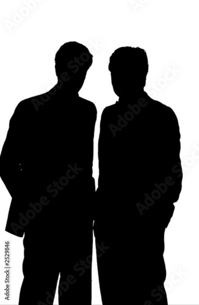 Obraz silhouette business team