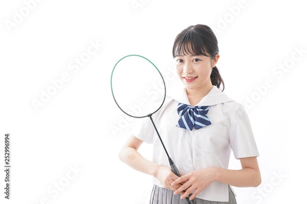 Fototapeta 部活をする学生