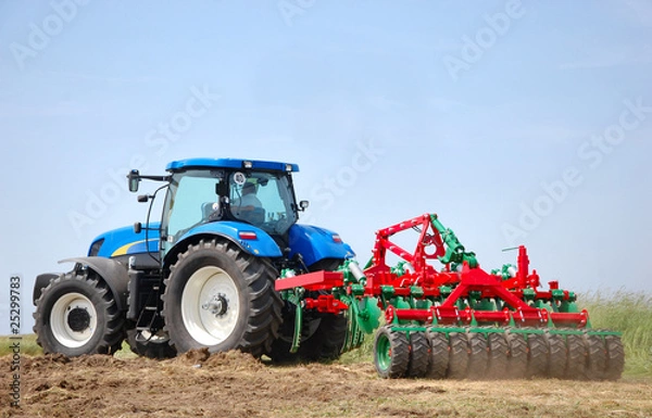 Fototapeta tractor