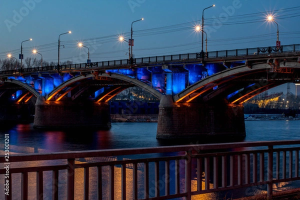 Obraz Communal bridge, Krasnoyarsk