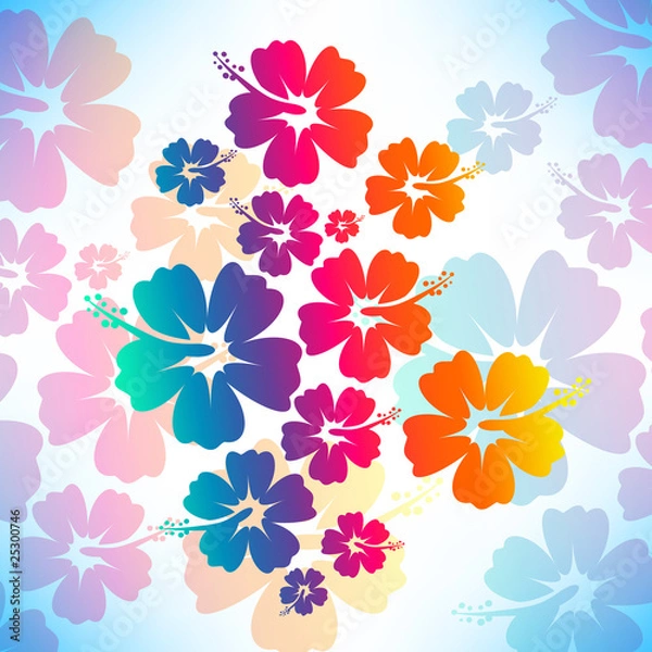 Fototapeta Abstract tropical background