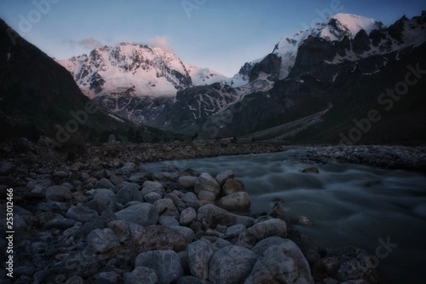 Obraz mountains and lake
