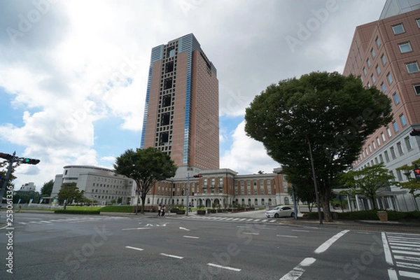 Obraz 群馬県庁と昭和庁舎　群馬県前橋市