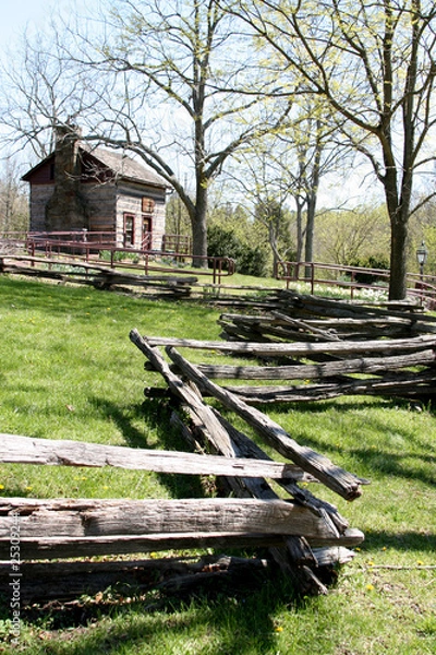 Obraz Small farm house