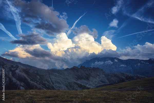 Obraz Clouds after the sunset