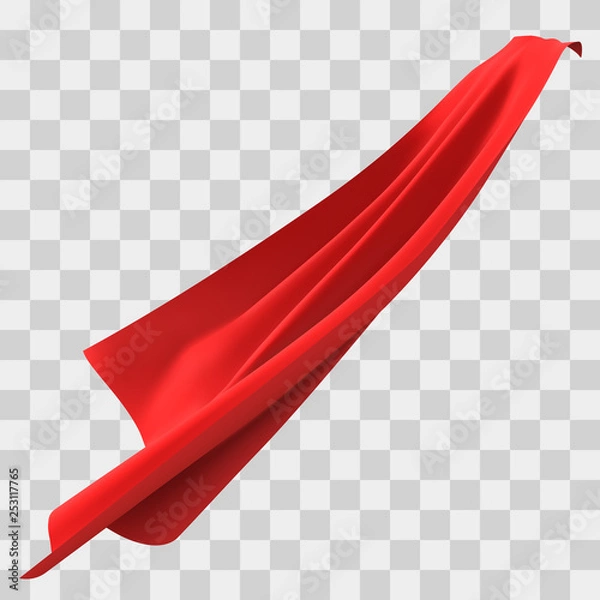 Obraz Superhero red cape