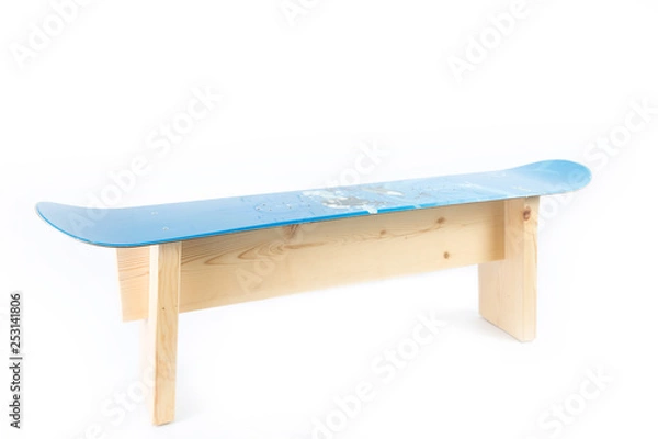 Obraz snowboard bench