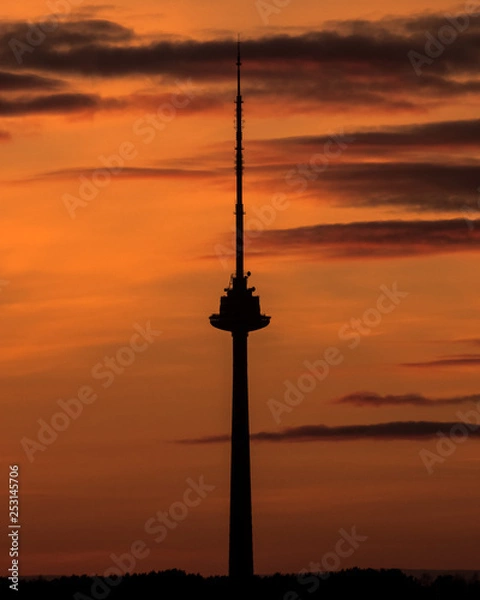 Obraz Vilnius TV Tower Close Up