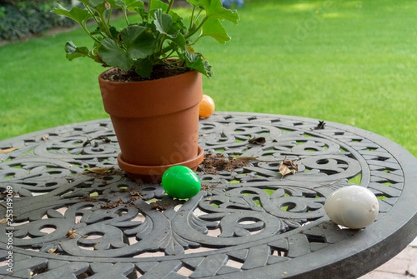 Fototapeta Hiding Easter Eggs