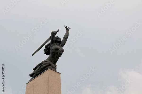 Fototapeta Monument of Warsaw Heroes, Warsaw Nike statue, Poland