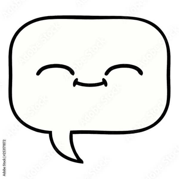 Fototapeta comic book style cartoon speech bubble