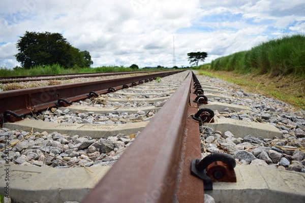 Obraz 途上国の線路