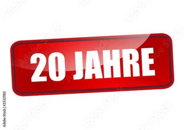 Obraz 20 Jahre Button