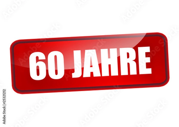 Obraz 60 Jahre Button