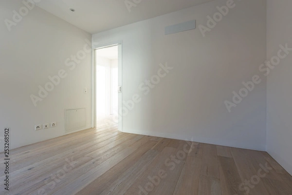 Obraz White empty room and window with view