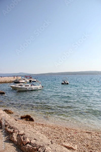 Fototapeta Küste mit Boot