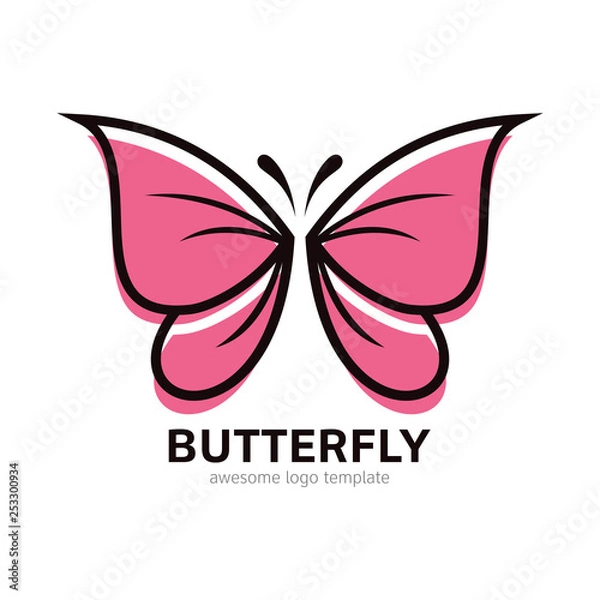 Obraz Butterfly Logo Template