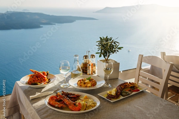 Fototapeta Romantic dinner for two