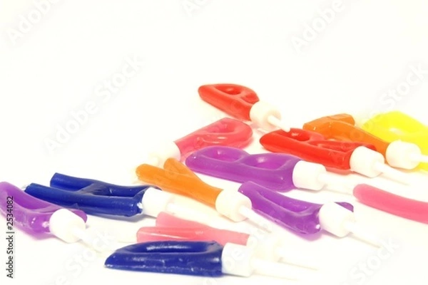 Fototapeta birthday candles