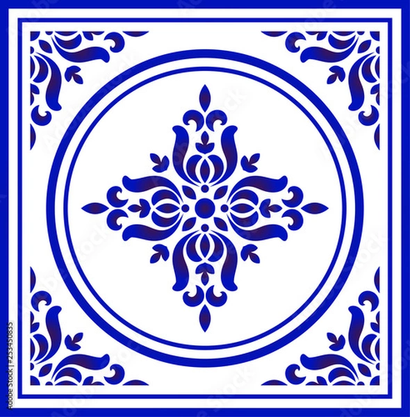 Obraz Chinese floral frame