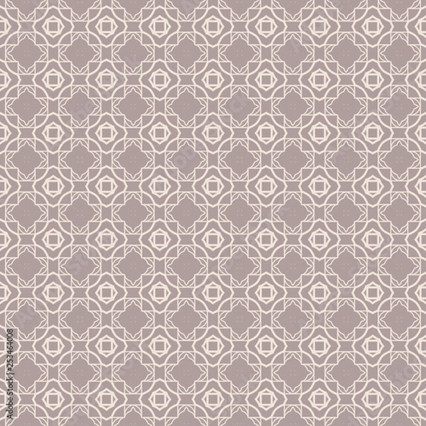 Fototapeta bstract Vector Paper With Seamless Patterns Of Lines, Geometric Shapes. Light brown color