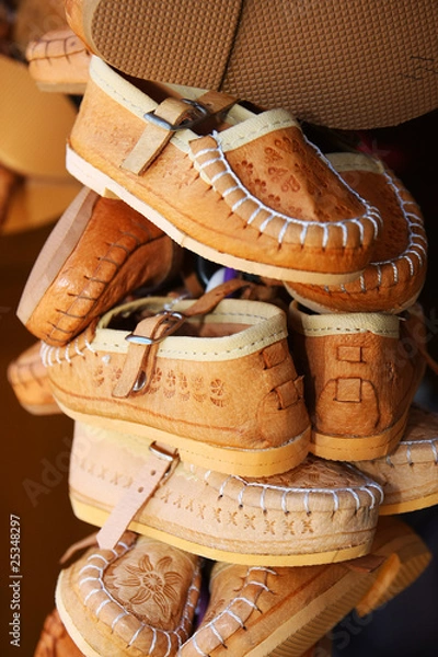 Obraz skórzane buty