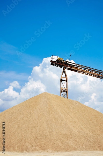 Obraz huge sand pile