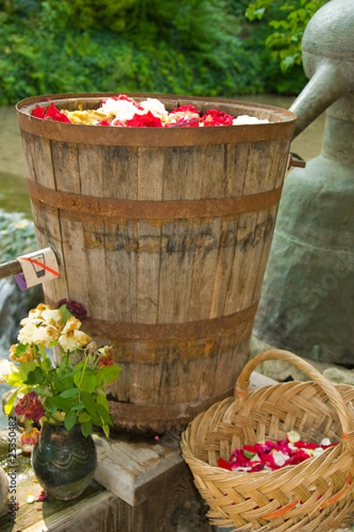 Obraz Rose oil production