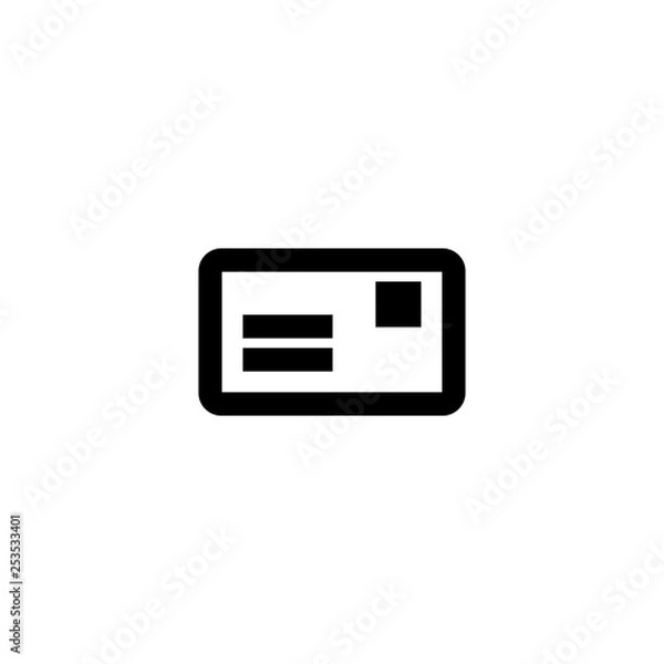 Obraz Envelope icon. Post sign