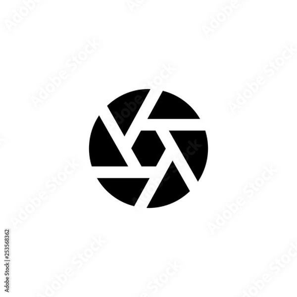 Obraz Zoom photo icon. Camera focus sign